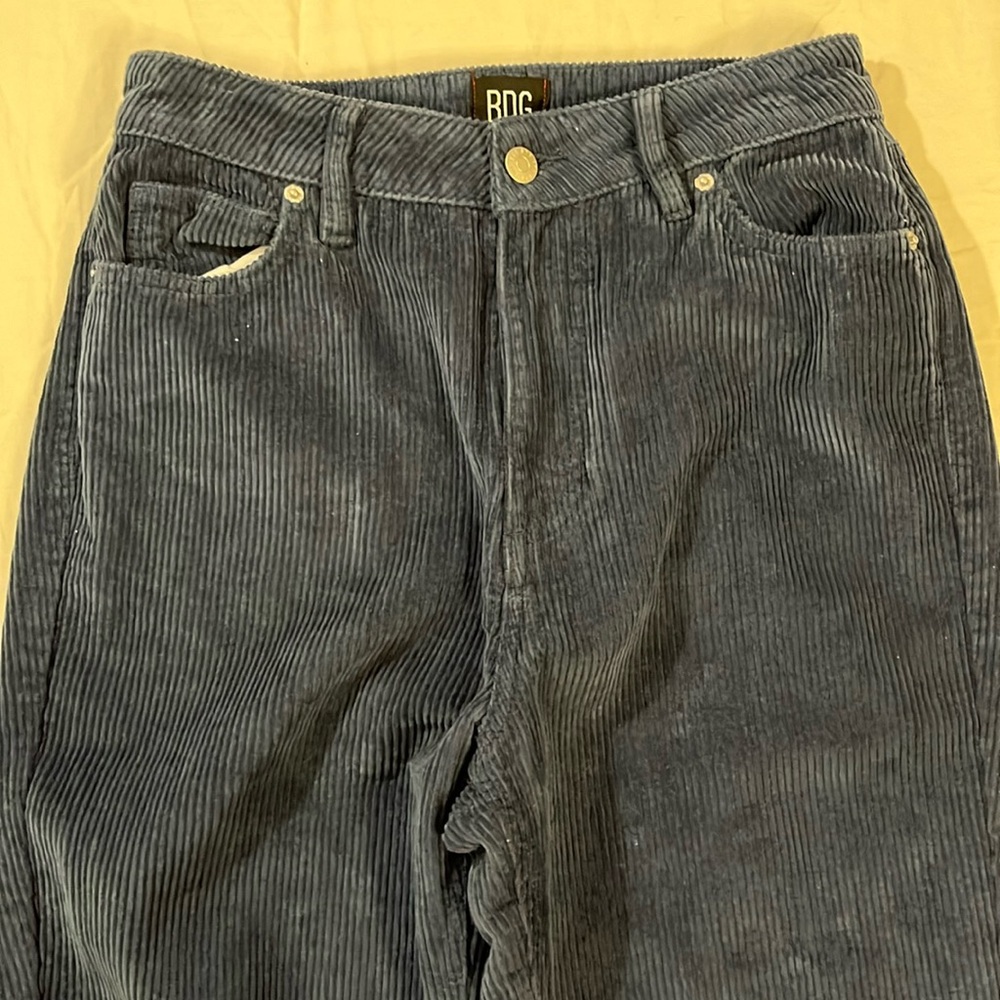 BDG High Rise Corduroy Jeans - Blue - Picture 4 of 15